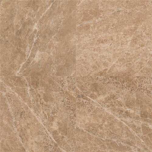 Emperador Light 18 in. x 18 in. Polished Marble Floor and Wall Tile (9 sq. ft./case)