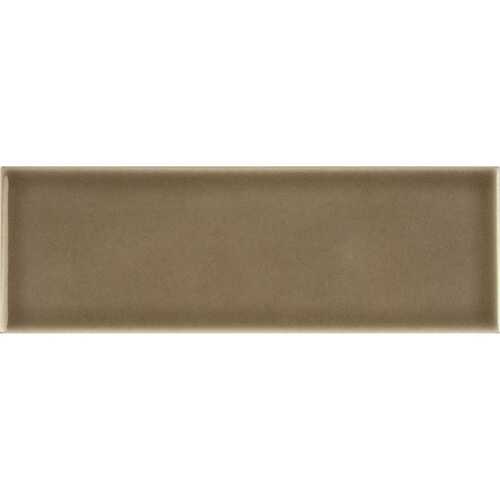 Artisan Taupe 4 in. x 12 in. Glossy Ceramic Subway Wall Tile (5 sq. ft./Case)