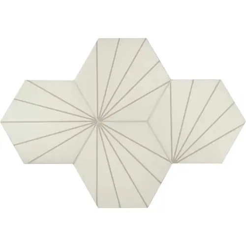 MS International, Inc NHDSTLI9X10.5HX Starlight Hexagon 9 in. x 10 in. Matte Porcelain Stone Look Floor and Wall Tile (6.89 sq. ft./Case)