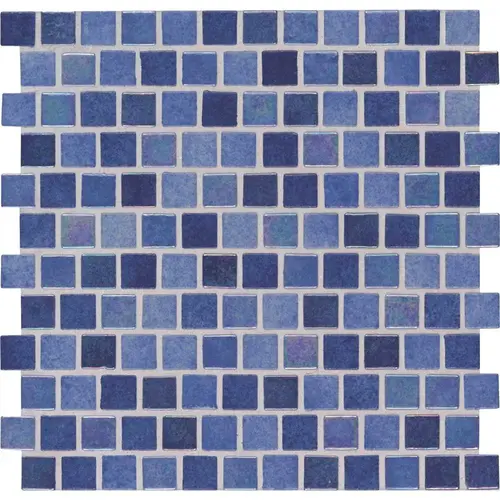 Hawaiian Sky 11.81 in. x 11.81 in. Glossy Glass Patterned Look Wall Tile (19.4 sq. ft./Case)