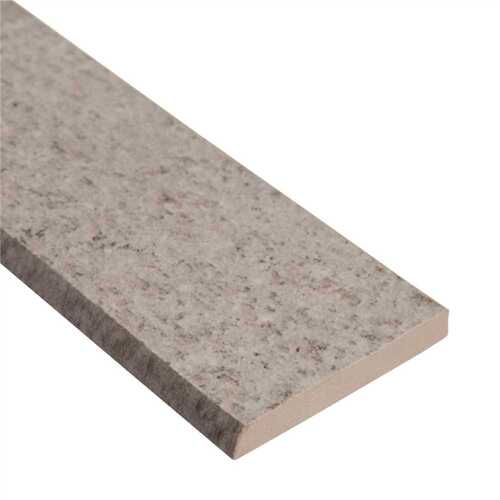 Brooksdale Brixstyle Glacier Bullnose 2 in. x 24 in. Matte Porcelain Wall Tile (24 lin. ft./Case)