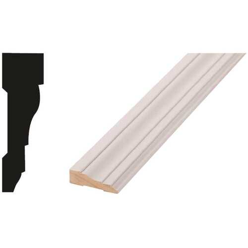 366 11/16 in. x 2 1/4 in. x 84 in. Primed Finger Jointed MDF Casing (  7 Total Linear Feet)