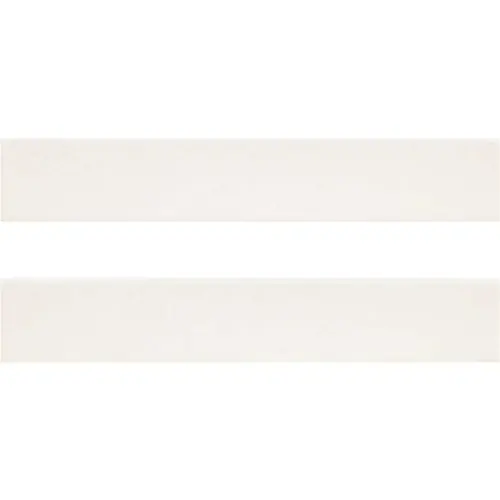 Adella White Bullnose 3 in. x 18 in. Matte Porcelain Wall Tile (10 sq. ft./Case)