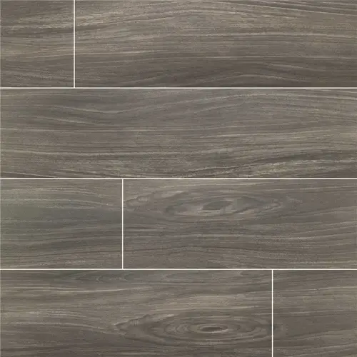 Brooksdale Diablo 9.84 in. x 39.37 in. Matte Porcelain Floor and Wall Tile (13.89 sq. ft./Case)