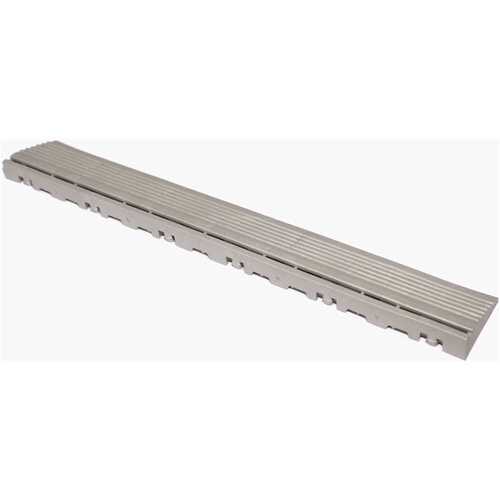 15.75 in. Pearl Silver Pegged Edging for 15.75 in. Modular Tile Flooring