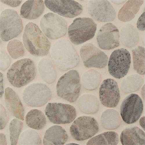 Puebla Griege 11.75 in. x 11.75 in. Polished Marble Look Wall Tile (9.1 sq. ft./Case)