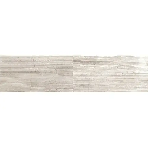 White Oak 6 in. x 24 in. Honed Marble Stone Look Floor and Wall Tile (10 sq. ft./Case)