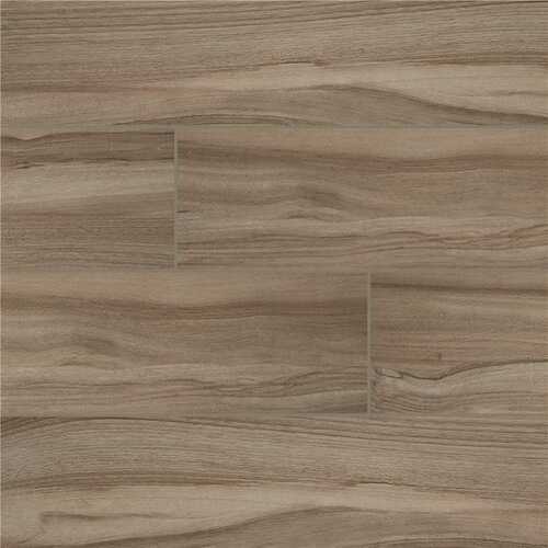 Meliana Ash 9 in. x 48 in. Matte Porcelain Wood Look Floor and Wall Tile (12 sq. ft./Case) - pack of 4