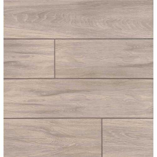 Balboa Ice 6 in. x 24 in. Matte Ceramic Floor and Wall Tile (16.79 sq. ft./Case) - pack of 8