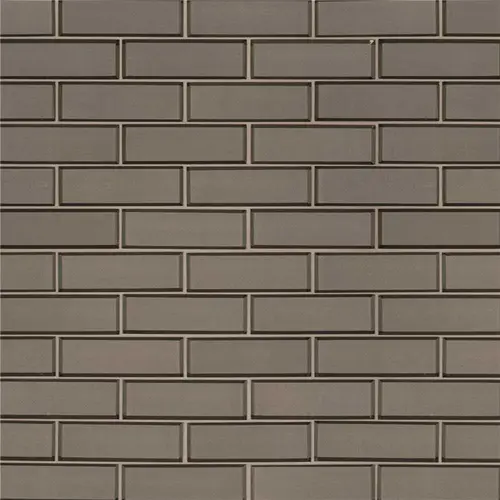 Champagne Bevel Subway 11.73 in. x 11.73 in. x 8mm Glass Mesh-Mounted Mosaic Tile (9.6 sq. ft. / case)