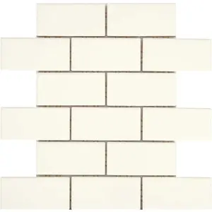 Daltile Restore Bright White 12 in. x 12 in. x 6.35 mm Ceramic Mosaic Wall Tile (0.83 sq. ft./ piece) Daltile Restore Bright White 12 in. x 12 in. x 6.35 mm Ceramic Mosaic Wall Tile (0.83 sq. ft./ piece)