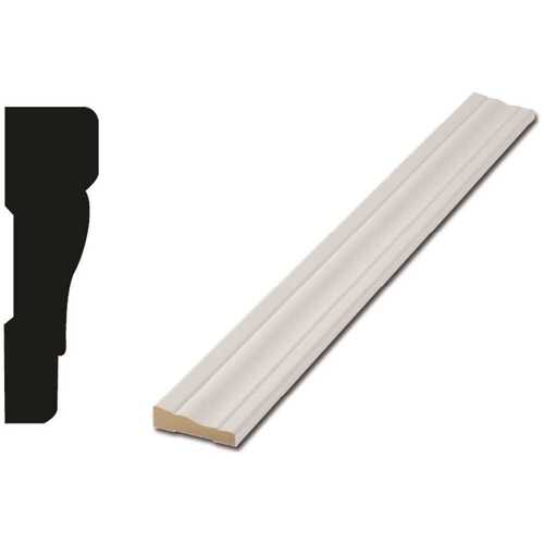 Woodgrain Millwork 10000987 356 13/22 in. x 2 1/4 in. x 84 in. Primed MDF Casing (  7 Total Linear Feet) White