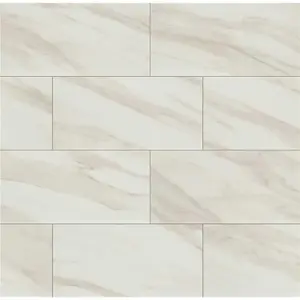 Exclusive Home Decorators Collection Kolasus White 12 in. x 24 in. Matte Porcelain Floor and Wall Tile (16 sq. ft. /case) Exclusive Home Decorators Collection Kolasus White 12 in. x 24 in. Matte Porcelain Floor and Wall Tile (16 sq. ft. /case)
