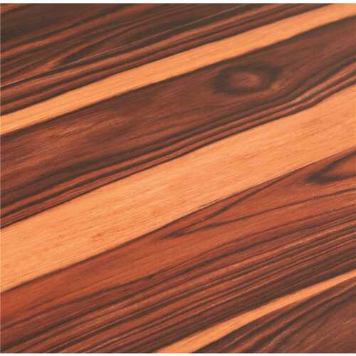 TrafficMaster 57111.0 African Wood Dark 4 MIL x 6 in. W x 36 in. L Grip Strip Water Resistant Luxury Vinyl Plank Flooring (24 sqft/case)