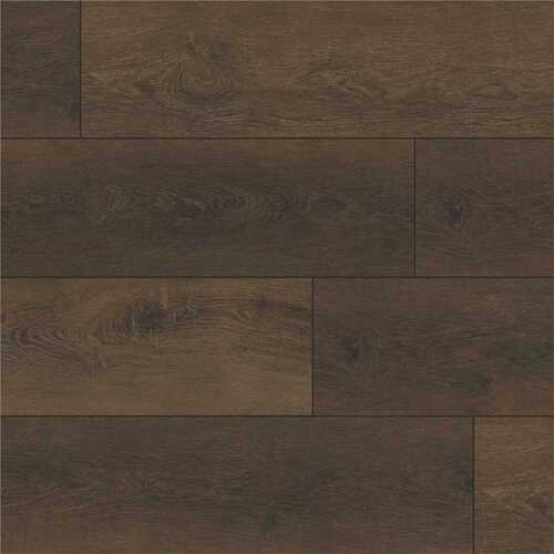 A&A Surfaces HD-LVR5012-0124 Aged Walnut 12 MIL x 9 in. W x 60 in. L Click Lock Waterproof Luxury Vinyl Plank Flooring (22.4 sq. ft./case)