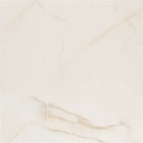 Adella Calacatta 18 in. x 18 in. Matte Porcelain Stone Look Floor and Wall Tile (11.25 sq. ft./Case) - pack of 5