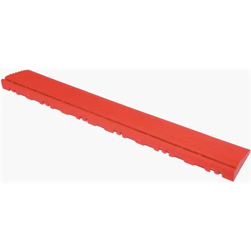 15.75 in. Racing Red Pegged Edging for 15.75 in. Modular Tile Flooring