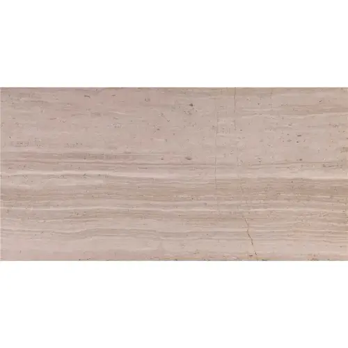 White Oak 12 in. x 24 in. Polished Limestone Floor and Wall Tile (10 sq. ft./case) - pack of 480