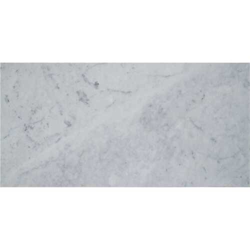 Carrara White 3 in. x 6 in. Polished Marble Floor and Wall Tile (1 sq. ft./Case)