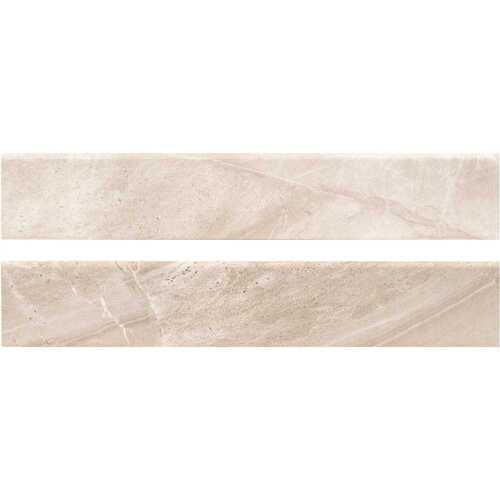 MSI Adella White Bullnose 3 in. x 18 in. Matte Porcelain Wall Tile (15 lin.  ft./Case) 