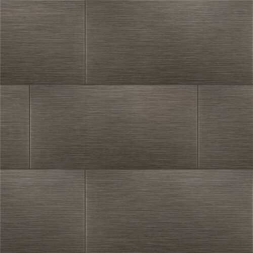 Metro Gris 12 in. x 24 in. Matte Porcelain Stone Look Floor and Wall Tile (16 sq. ft./Case)