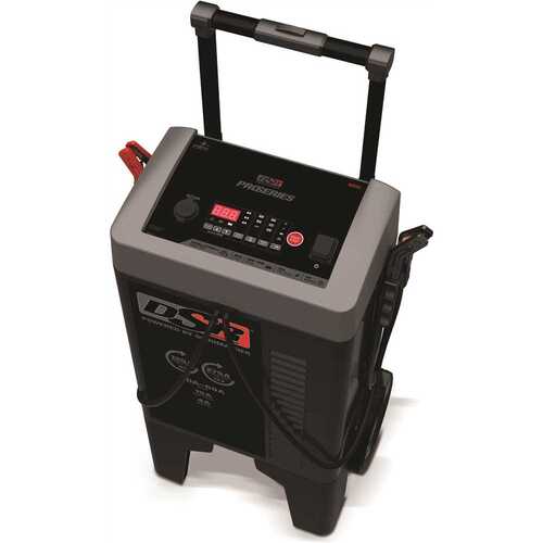 SCHUMACHER ELECTRIC DSR122 DSR ProSeries 275-Amp 6-Volt/12-Volt Wheeled Power Supply, Battery Charger, and Engine Starter with Flash, Memory Saver