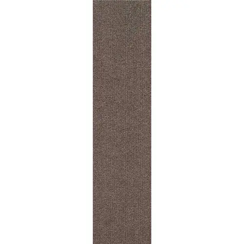 Brown Commercial/Residential 9 in. x 36 in. Peel and Stick Carpet Tile Plank 16 Tiles/Case (36 sq. ft.) Espresso - pack of 16