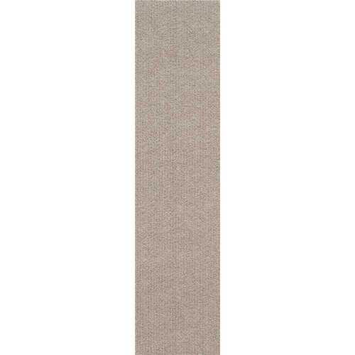 Brown Commercial/Residential 9 in. x 36 in. Peel and Stick Carpet Tile Plank 16 Tiles/Case (36 sq. ft.) Taupe - pack of 16