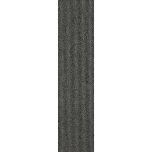 Foss 7MTPP33016TP Gray Commercial/Residential 9 in. x 36 in. Peel and Stick Carpet Tile Plank 16 Tiles/Case (36 sq. ft.) Shadow - pack of 16