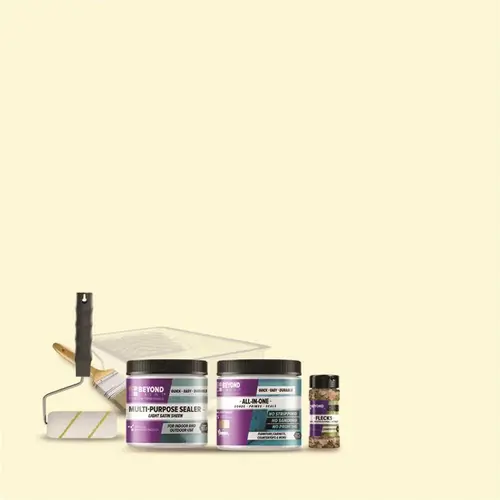 Beyond Paint BP43 1 pt. Off White Multi-Surface All-In-ertop Makeover Refinishing Kit Bone