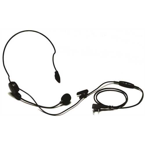 Kenwood USA Corp. KHS-22 CLIP MICROPHONE HEADSET WITH BEHIND THE HEAD EARPHONE