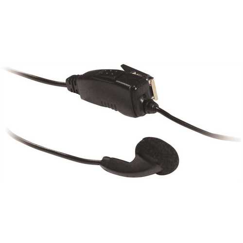 CLIP MICROPHONE HEADSET WITH EARBUD FOR TK RADIOS