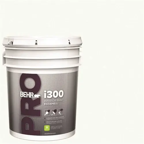 BEHR PRO PR33005 5 gal. i300 White Eggshell Interior Paint