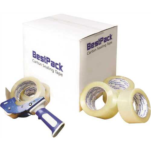 BestPack BL2048BCT 48 mm x 100 m 2.0 MIL BL20 Clear Packing Tape