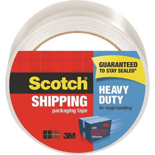 SCOTCH 3850-DC 1.88 in. x 54.6 yds. Heavy-Duty Clear Shipping and Packaging Tape