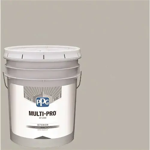 DEFT/PPG ARCHITECTURAL FIN 47510XI5-1009-4 Multi-Pro Semi-Gloss Interior Paint, Gray Stone