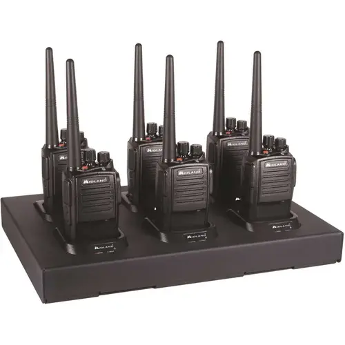 Midland MB400X6MC MB400X6MC Biztalk Bundle Pack, 6 MB400's with Gang Charger