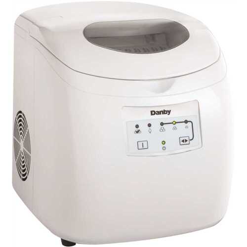 Danby Products DIM2500WDB 25 lbs. Portable Countetop Ice Maker in White