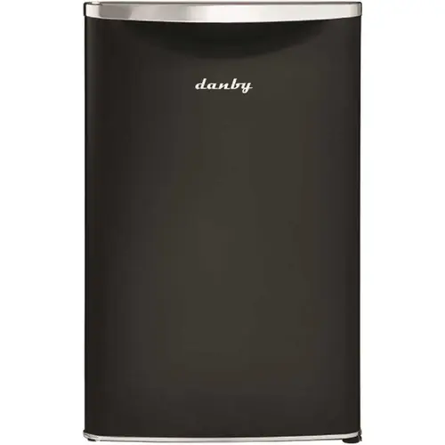 Contemporary Classic 4.4 cu. ft. Mini Fridge in Midnight Metallic Black without Freezer