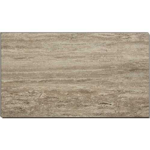 PALISADE 53001 25.6 in. L x 14.8 in. W Grecian Earth No Grout Vinyl Wall Tile (21 sq. ft./case)