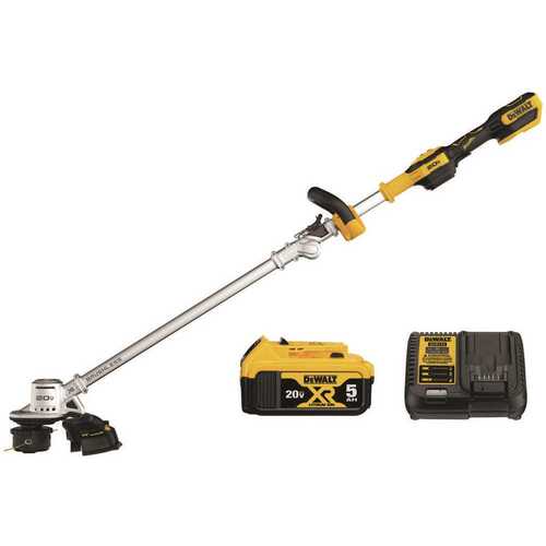 20V MAX Brushless Cordless Battery Powered String Trimmer Kit with (1) 5Ah Battery & Charger