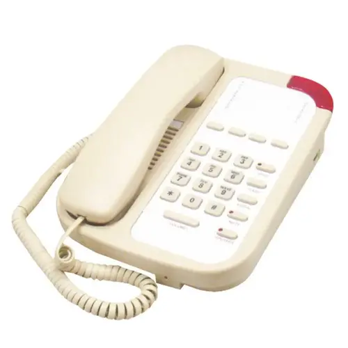 Lodging Star 852015 Guestroom Phone PH Series Corded, with Speaker and 5 Memory - ASH Beige