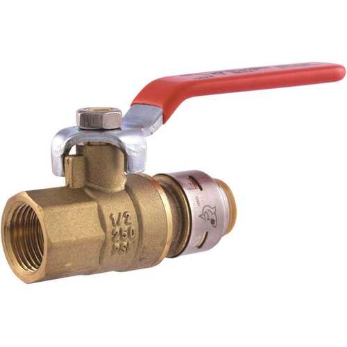 Max Ball Valve 1/2" Ptc X 1/2"fnpt Model Ur22182