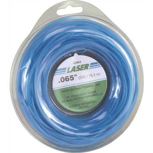 Laser Key Products 42947 Trimmer Line, 0.065 in Dia, 50 ft L, Nylon, Blue