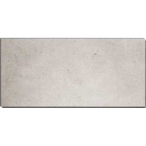 PALISADE 53502 23.23 in. L x 11.1 in. W Frost Nickel No Grout Vinyl Wall Tile (17.9 sq. ft./case)