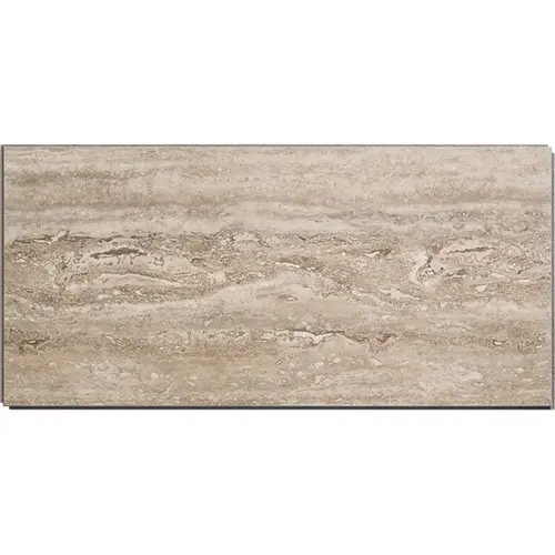 23.23 in. L x 11.1 in. W Grecian Earth No Grout Vinyl Wall Tile (17.9 sq. ft./case) Beige/Bisque