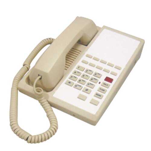 Lodging Star 852007 Hotel Phone HTP Series with Speaker with 10 Memory, Ash