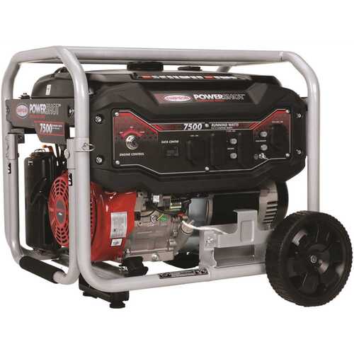 (DO NOT SELL) PowerShot 7500-Watt Electric Start Gas Portable Generator