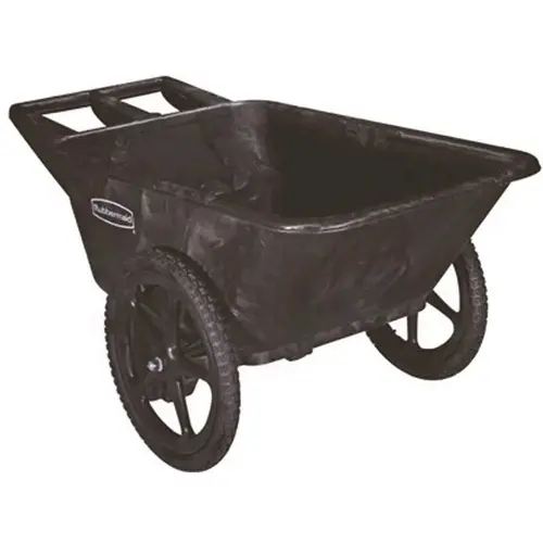 7.5 cu. ft. Big Wheel Black Cart