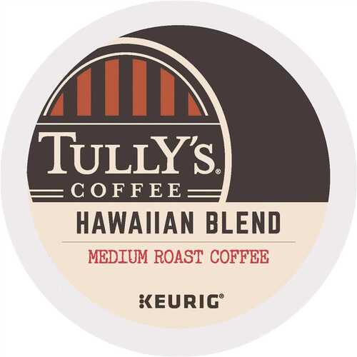Coffee K-Cups Tullys Hawaiian Blend